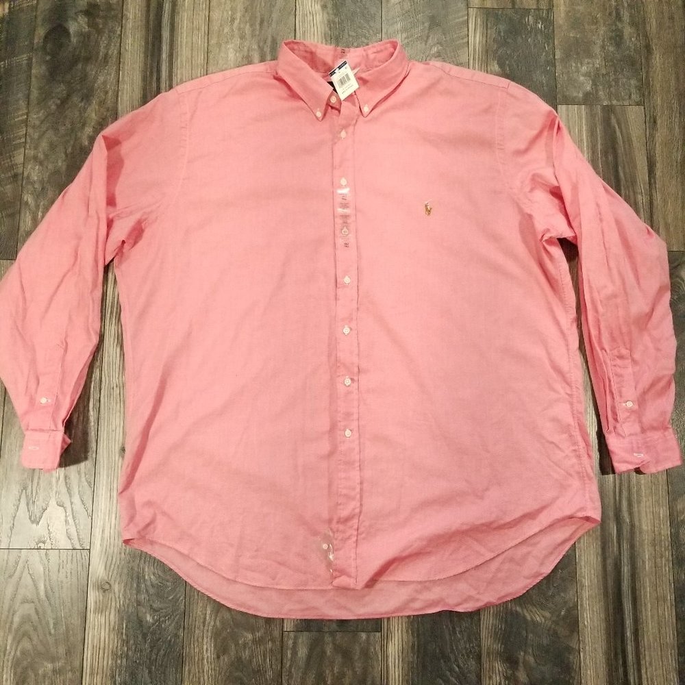 New Ralph Lauren Chambray Oxford 3XLT Classic Tall